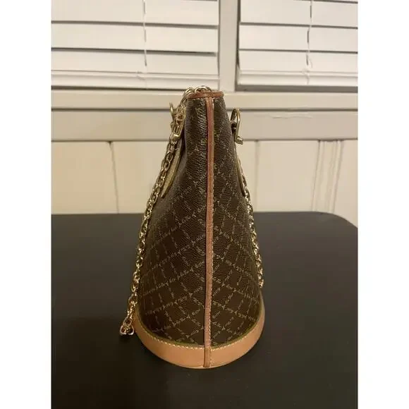 La Tour Eiffel Crossbody 1887 Bucket Style Purse Genuine Leather - Picture 5 of 9